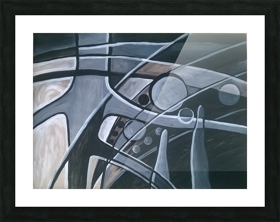 Echoes4 Picture Frame print