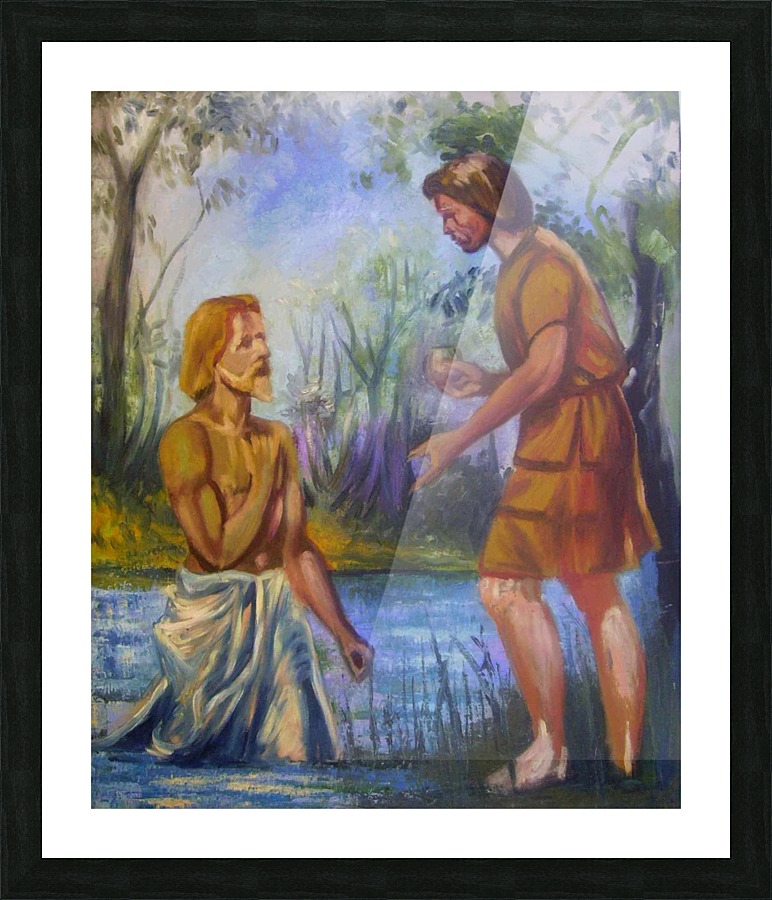 Baptism Picture Frame print