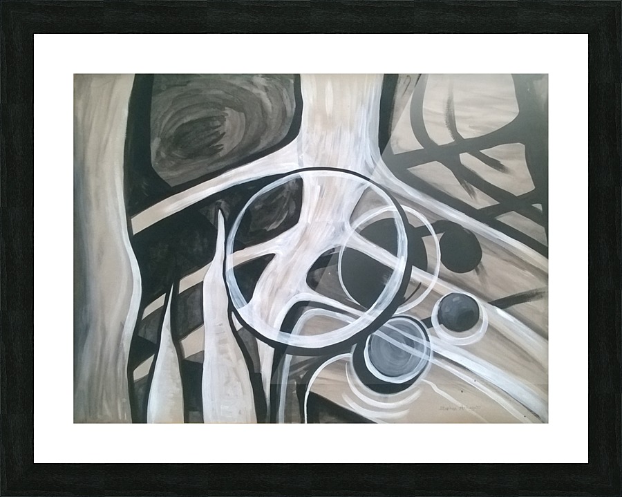 Echoes3 Picture Frame print