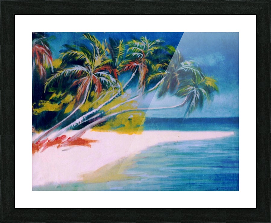 Beachside1 Picture Frame print