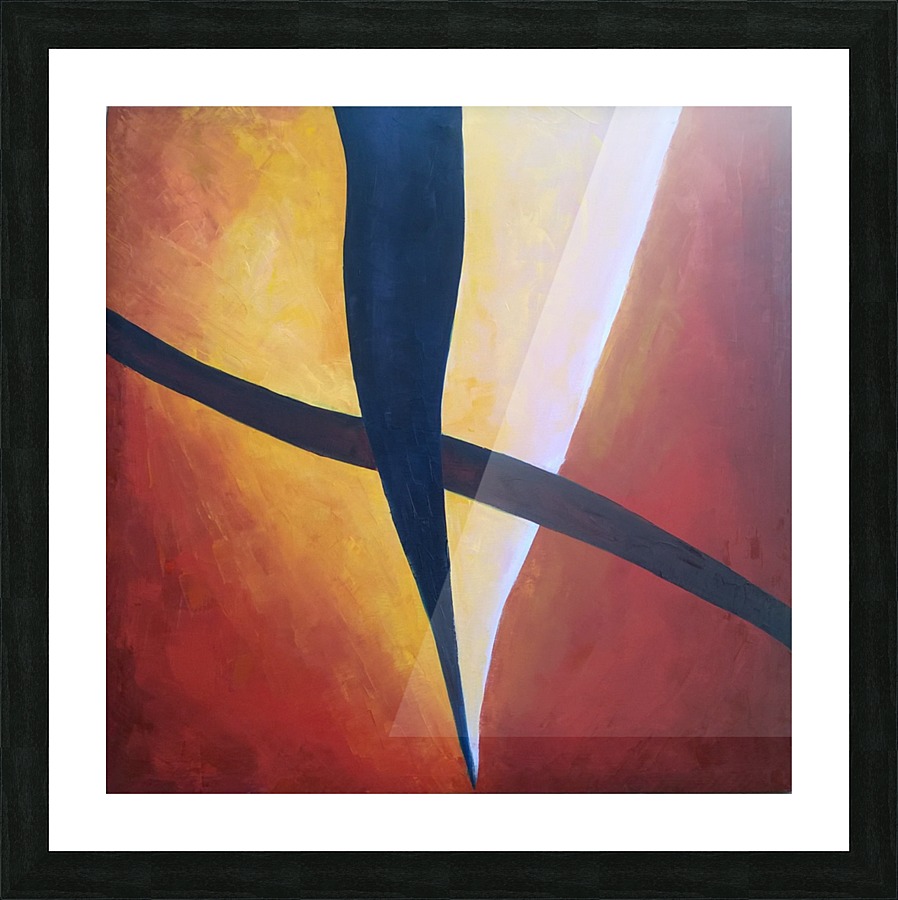 Flames3 Picture Frame print