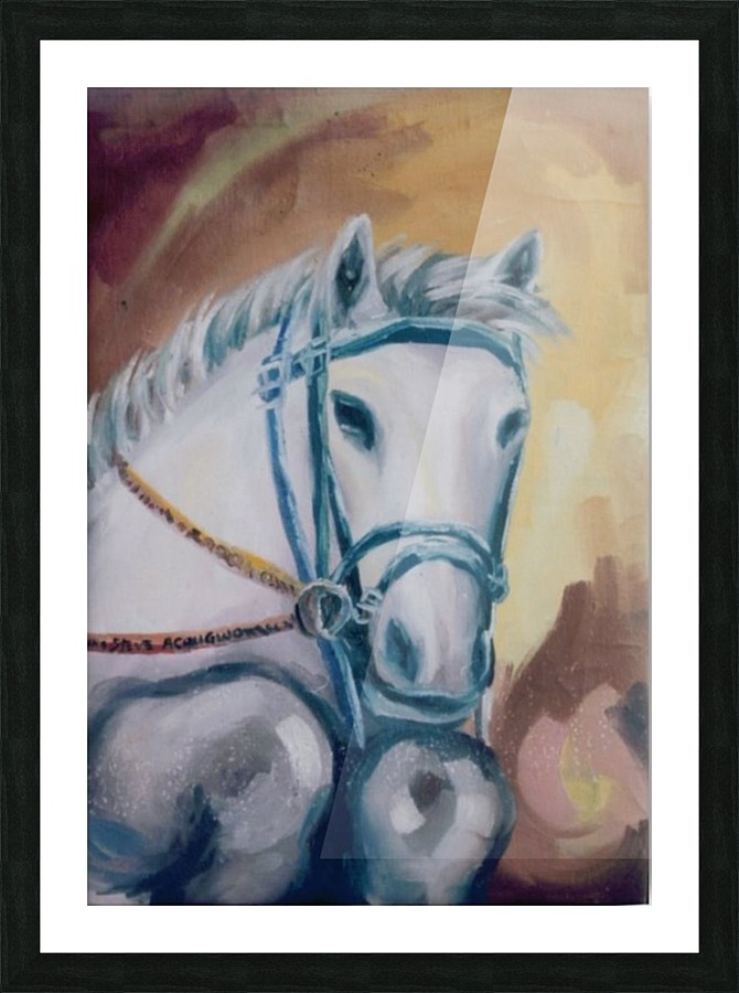 HorseRace1 Picture Frame print