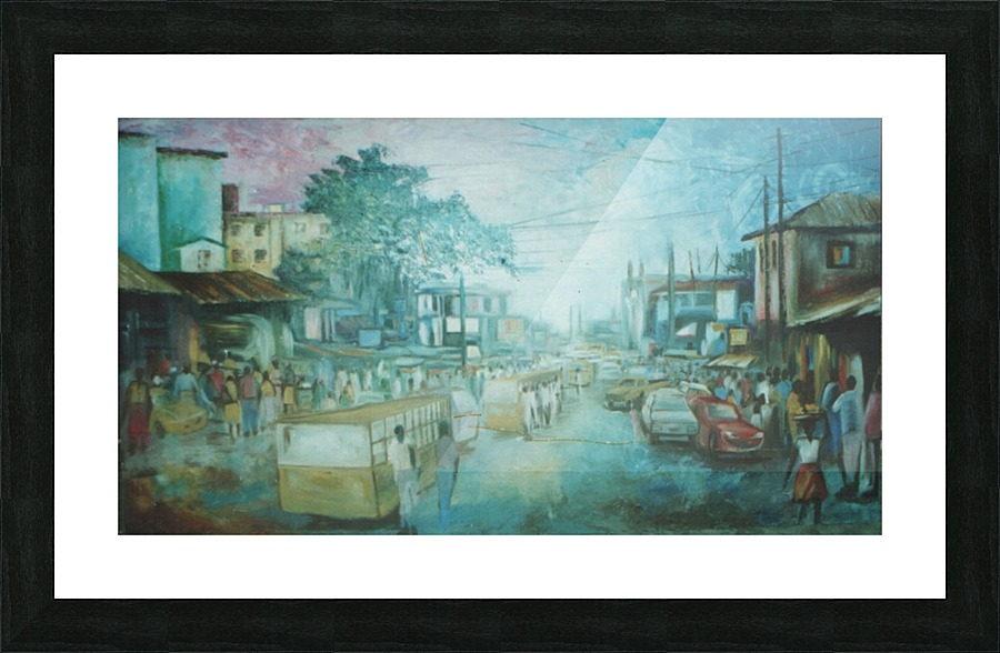 MarketDay3 Picture Frame print