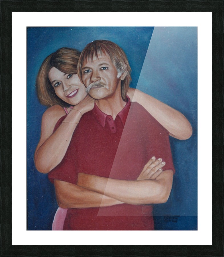 papaDaughter Picture Frame print