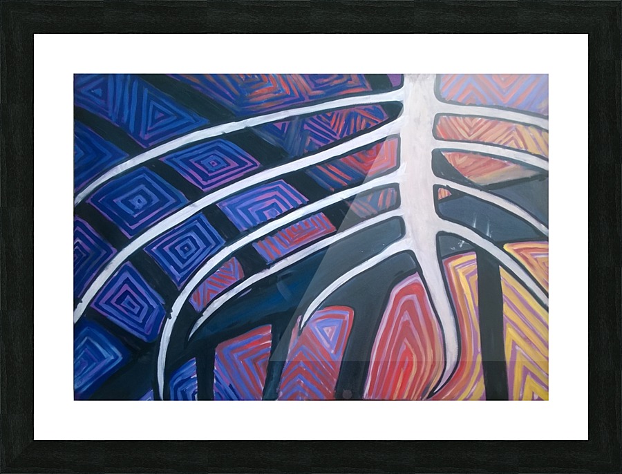 Waves2 Picture Frame print