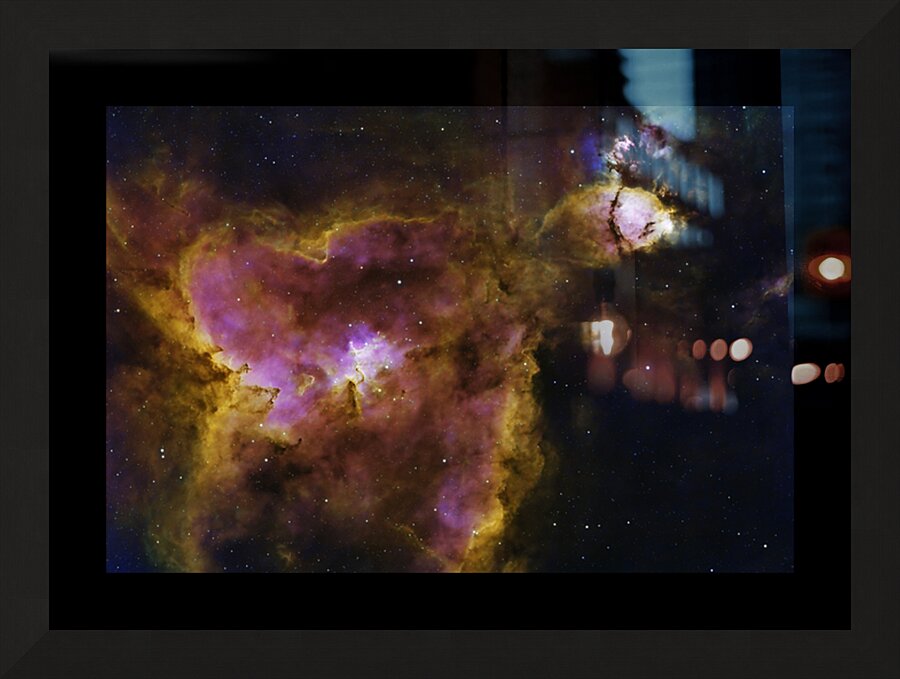 Heart Nebula   IC1805 Picture Frame print