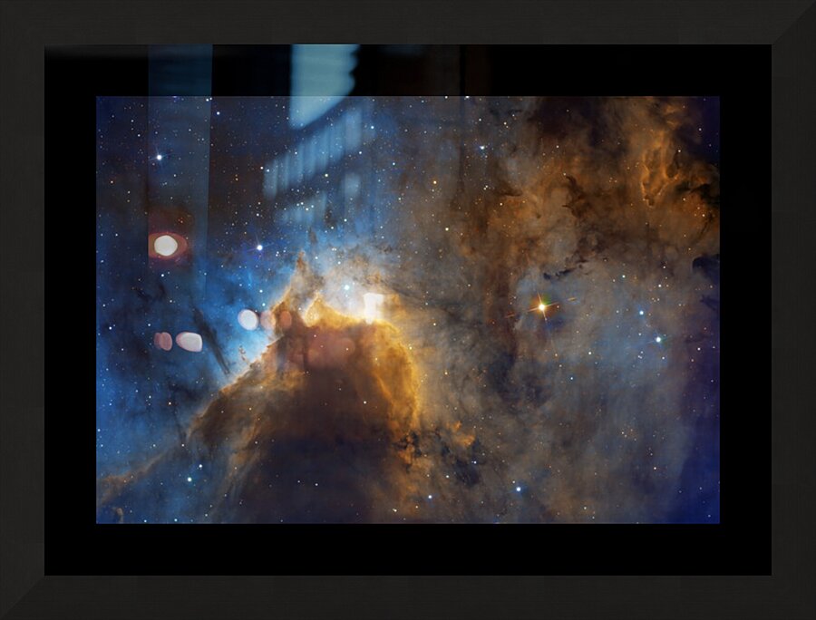 Cave Nebula - SH2-155 - SHO Picture Frame print