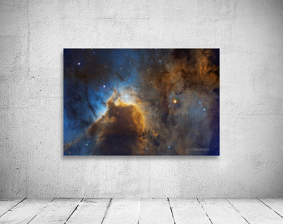 Cave Nebula - SH2-155 - SHO Wall Preview