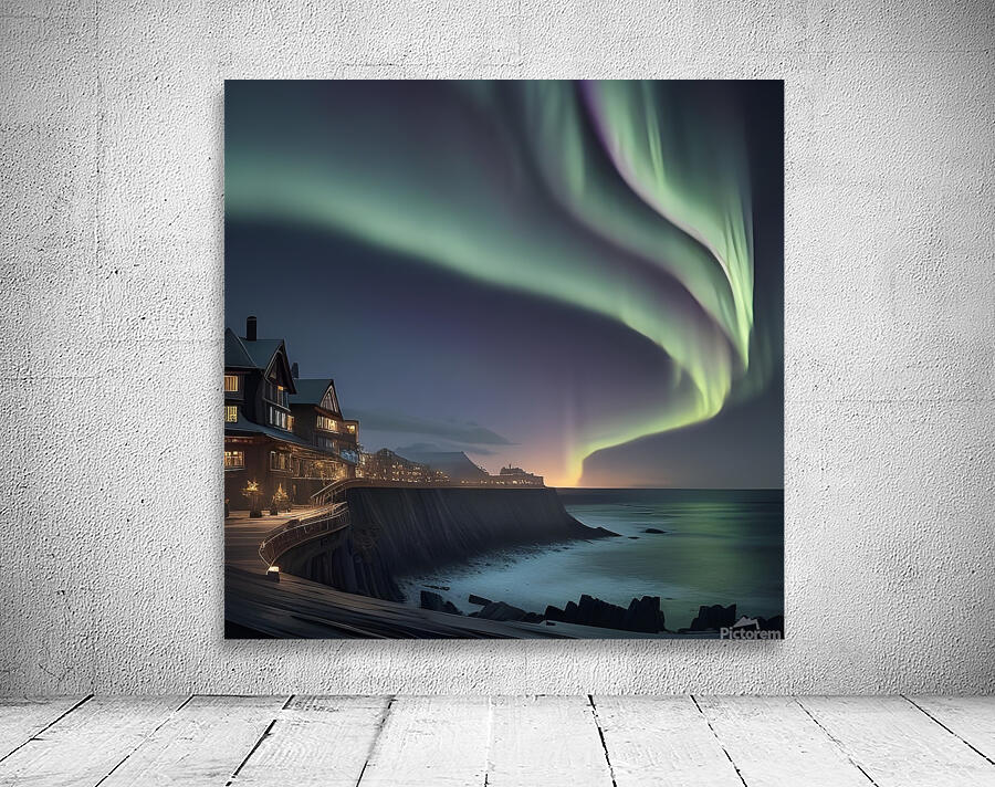 northern lights Wall Preview