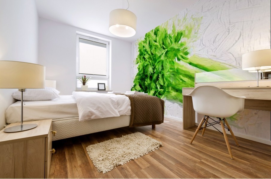 Celery Mural print