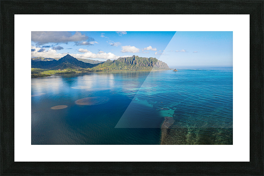 Mountain to Reef Picture Frame print