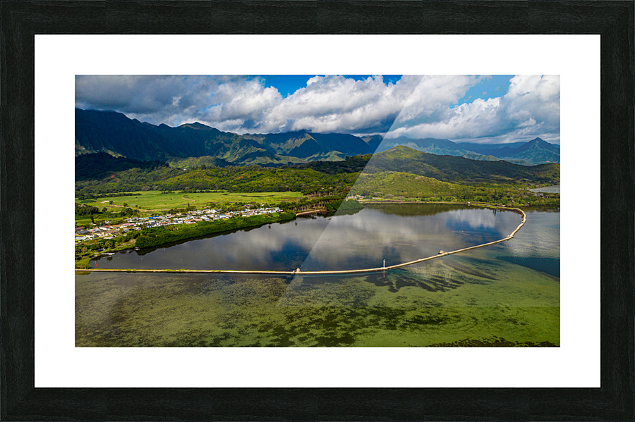 Heeia Fishpond Picture Frame print