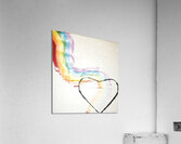 falling heart Acrylic Print