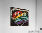 colour heart Acrylic Print