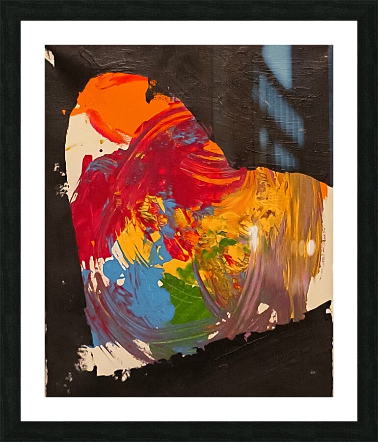 pride heart  Picture Frame print