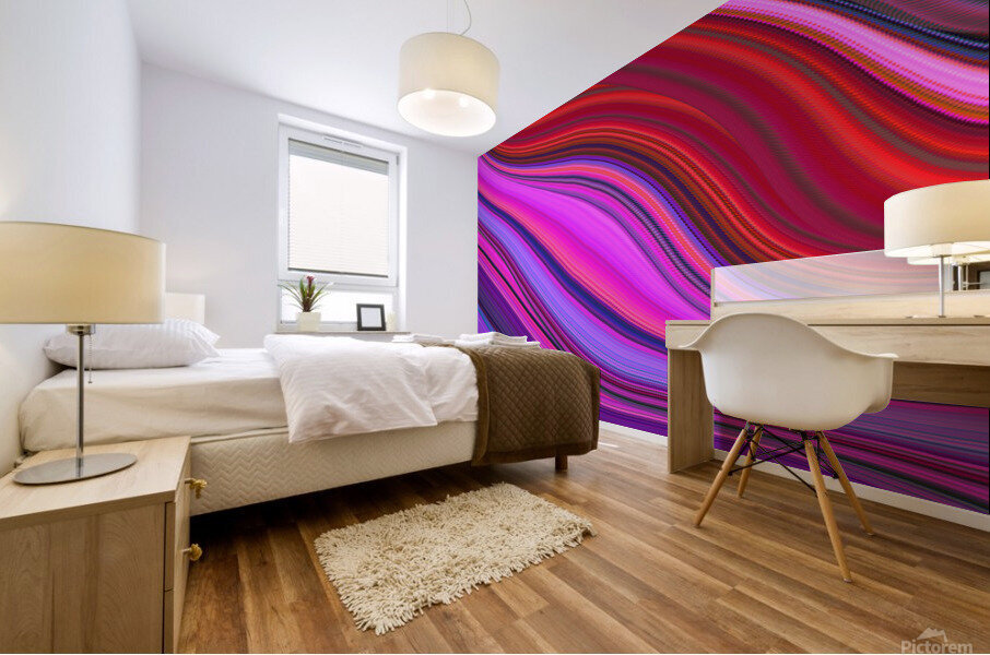 Multi Color Abstract Mural print