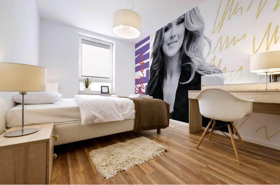 Celine Dion 47 Mural print
