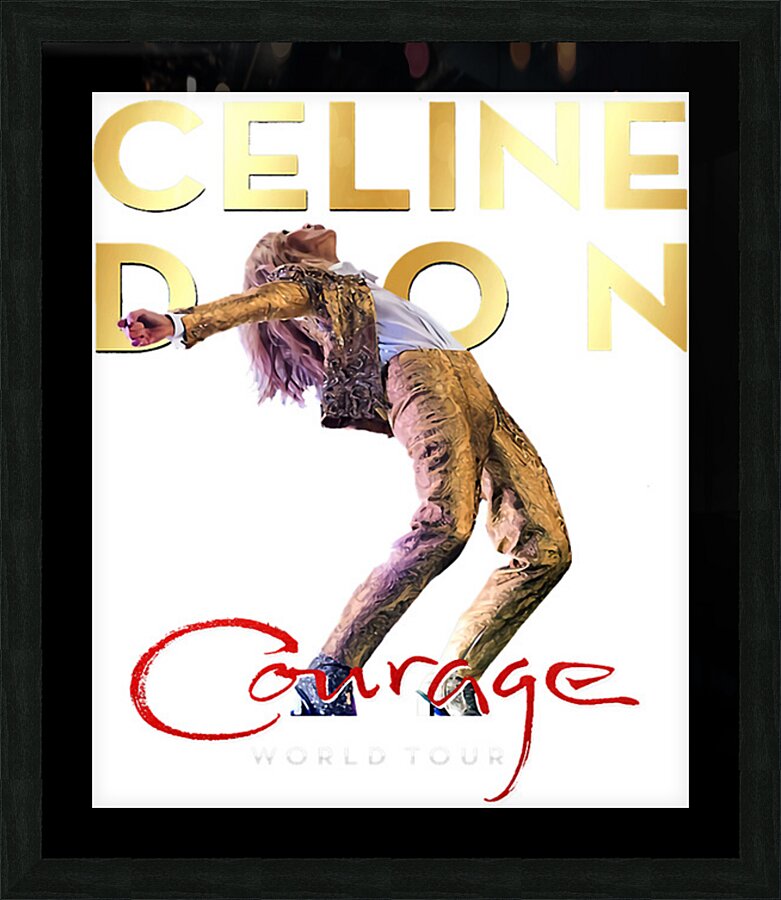 Celine Dion 30 Picture Frame print