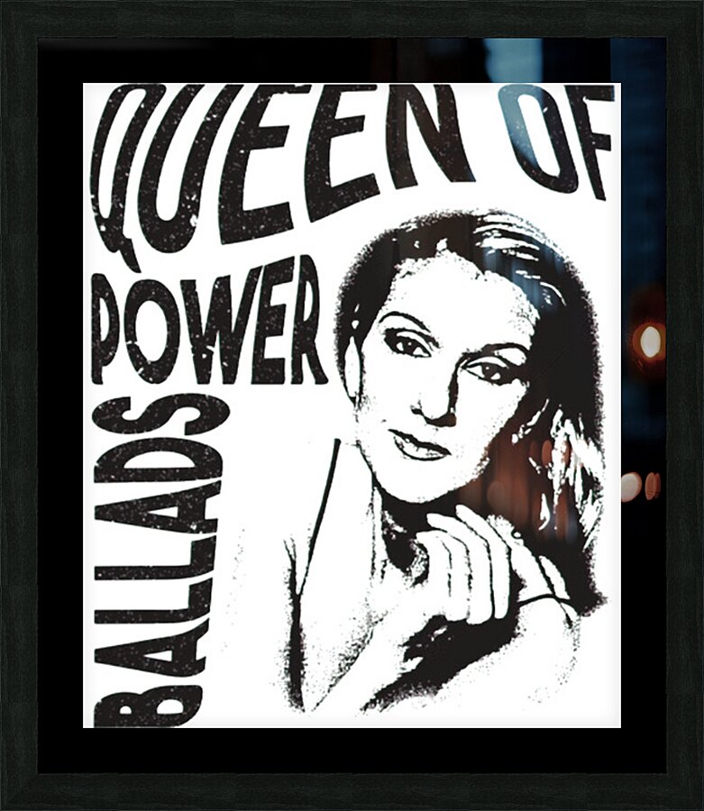 Celine Dion 21 Picture Frame Printing