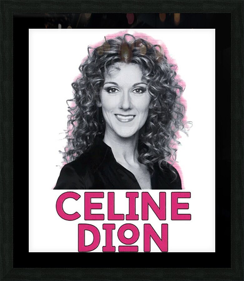 Celine Dion 26 Picture Frame print
