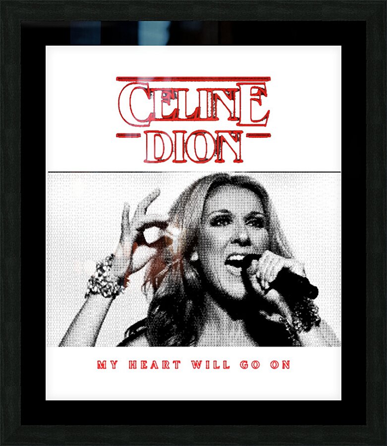 Celine Dion 31 Picture Frame print
