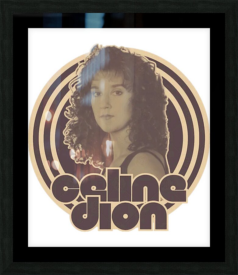 Celine Dion 32 Picture Frame print