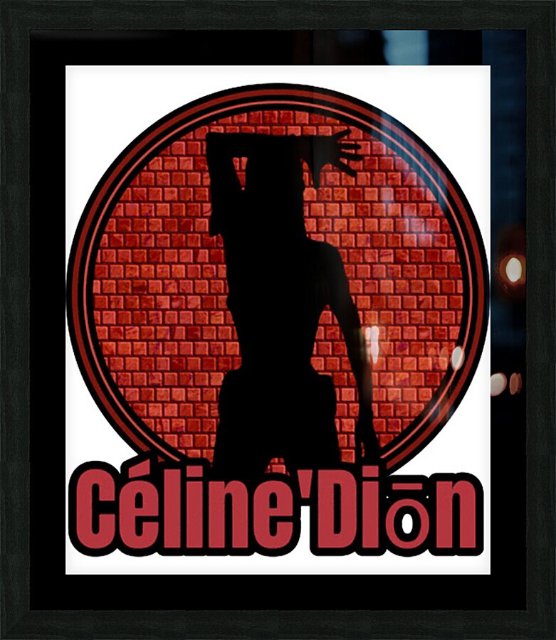 Celine Dion 40 Picture Frame print
