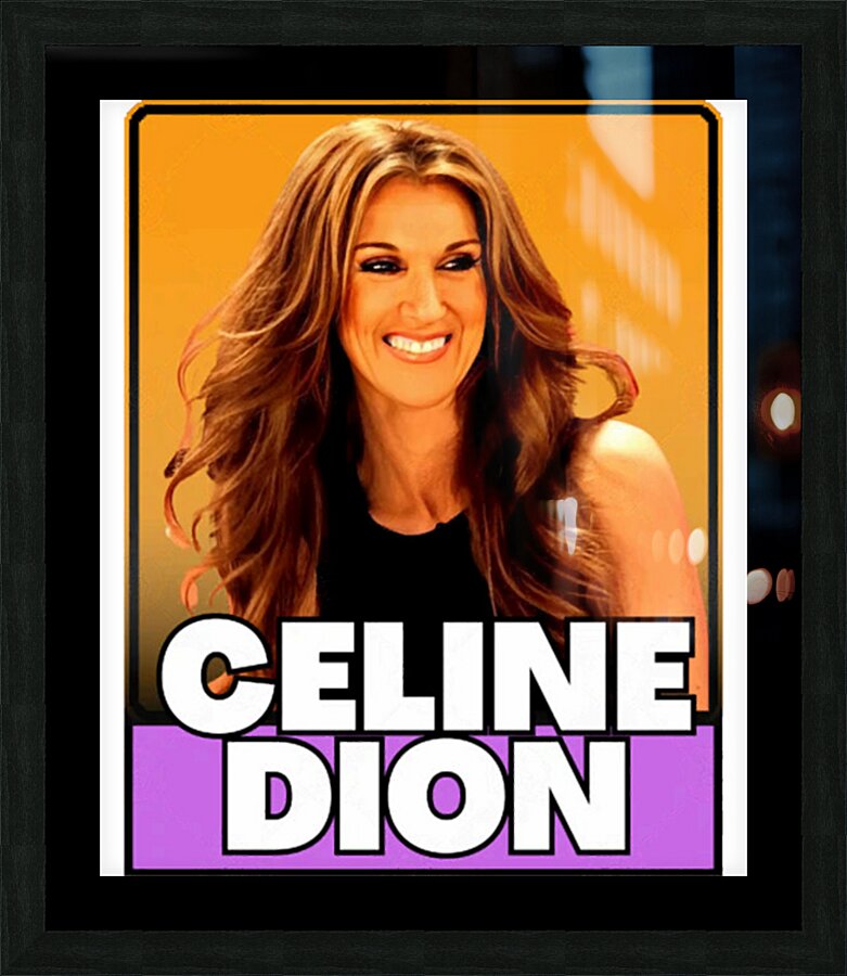 Celine Dion 44 Picture Frame print
