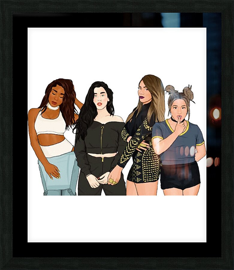 Fifth Harmony 45 Picture Frame print
