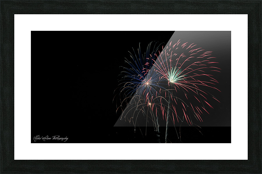 FireWorks 1938 Picture Frame print