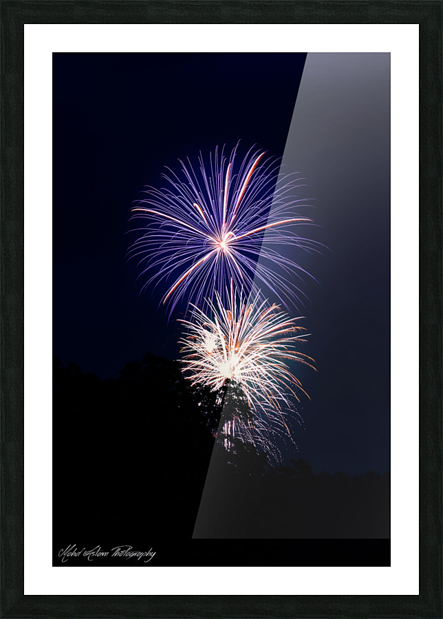FireWorks 1929 Picture Frame print
