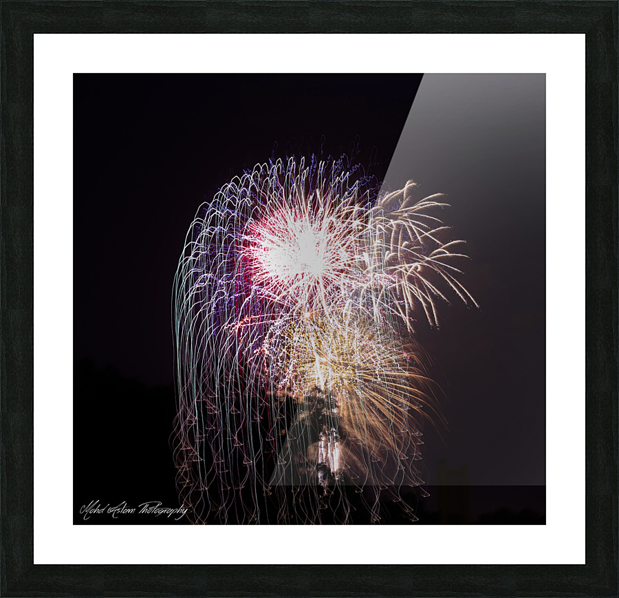 FireWorks 1932 Picture Frame print