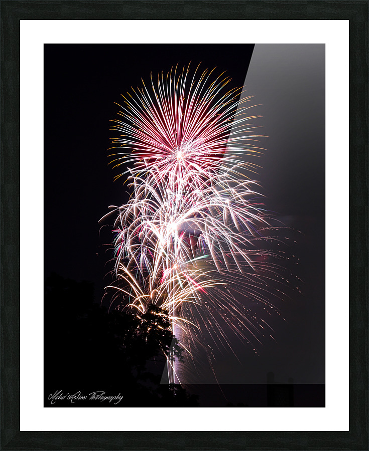 Fireworks 1933 Picture Frame print