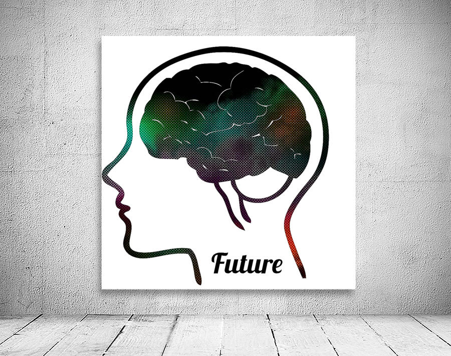Futuristic mind  Wall Preview