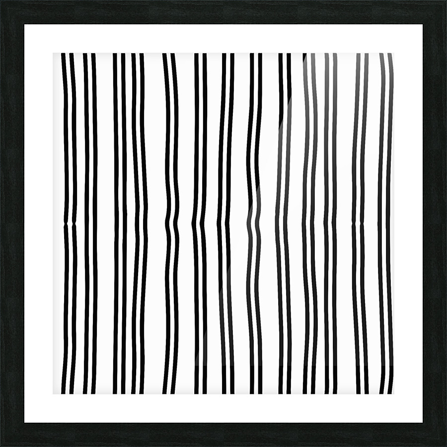 Not So Straight Lines Picture Frame print