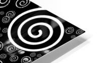 Random Spirals HD Metal print