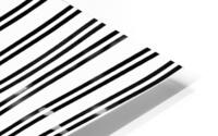 Not So Straight Lines HD Metal print