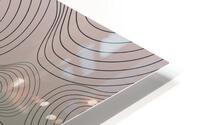 Natural Wavy Spirals HD Metal print