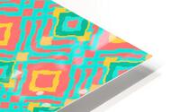 Retro Diamonds HD Metal print