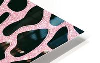 Pink Black Print HD Metal print