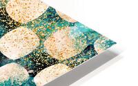 Teal Gold HD Metal print