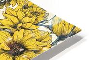 Sunlit Petals HD Metal print