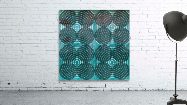 Spirals Blue Wall Preview