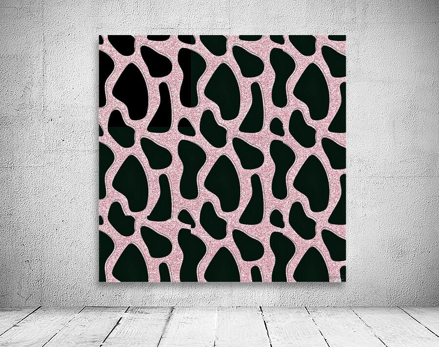 Pink Black Print Wall Preview