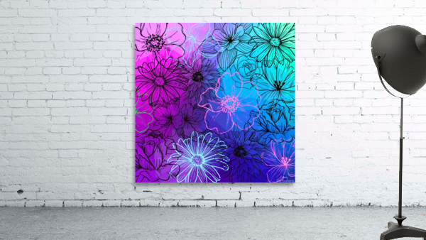 Colorful Flower Wall Preview