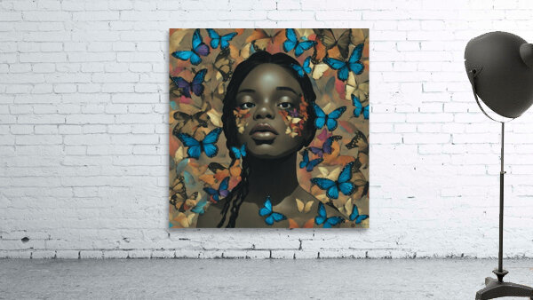 Butterfly Muse-1 Wall Preview