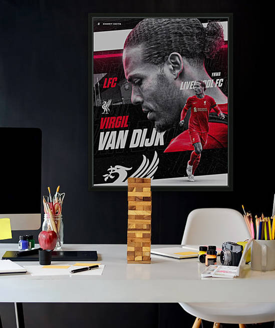 Van Dijk x Liverpool  Endrit Edits Edition  by Sporteriors