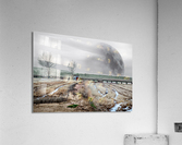 Full moon dreamscape Acrylic Print