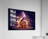 Musical explosion.Ai generated. Acrylic Print