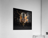 microphone splashing Acrylic Print